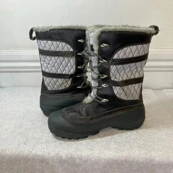 Columbia Womens Omniheat Techlite BL 1511035 Waterproof Boots Size 6 Gray FA GDD