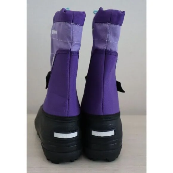 Columbia Big Kids' 6 Women's 7.5 Purple Columbia Powerbug Plus II Winter Boots