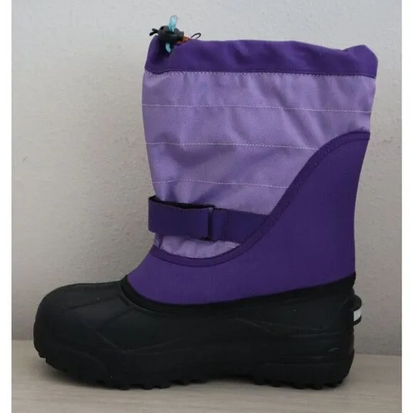 Columbia Big Kids' 6 Women's 7.5 Purple Columbia Powerbug Plus II Winter Boots