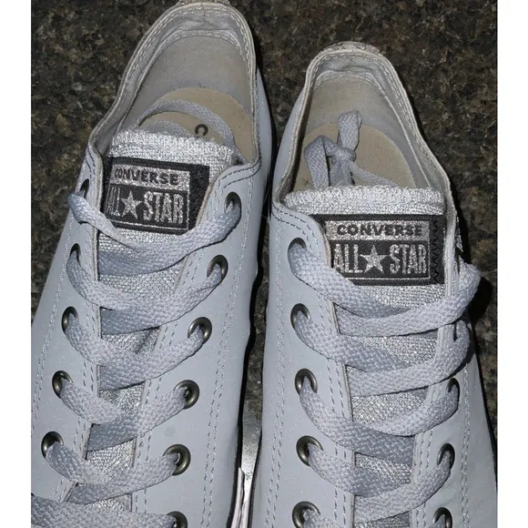 Converse All Star Greyish Blue Leather Sneaker