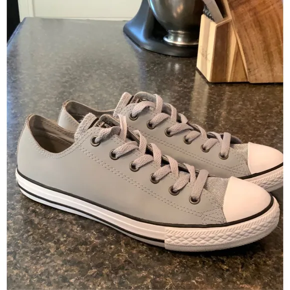 Converse All Star Greyish Blue Leather Sneaker