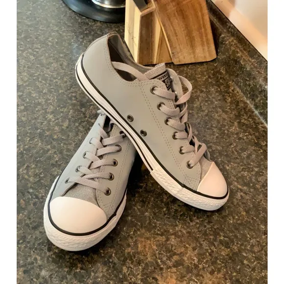 Converse All Star Greyish Blue Leather Sneaker