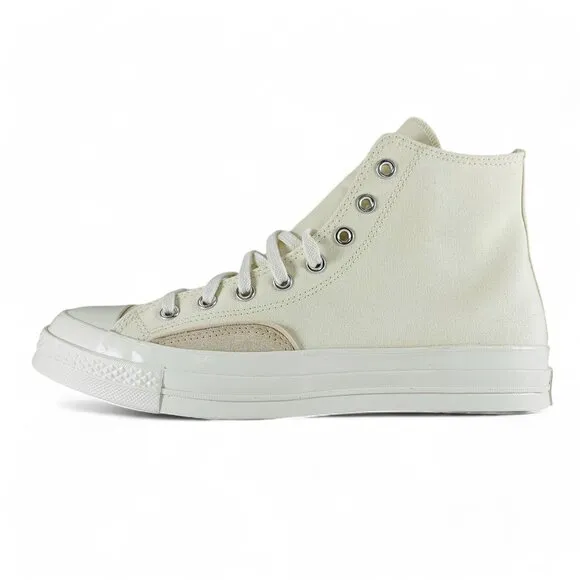 Converse Chuck 70 Luxe High Egret Light Dune Men's Shoes Sneakers A12410C