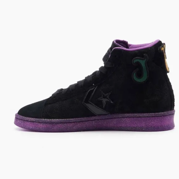 Converse x Joe Freshgoods Pro Leather Mens Shoes Black Purple 170645C NEW Multi