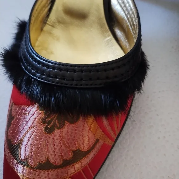 COPY - COPY - CASADEI SLIP- ON EVENING SANDAL