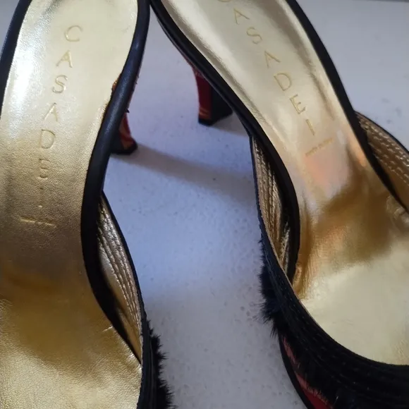 COPY - COPY - CASADEI SLIP- ON EVENING SANDAL