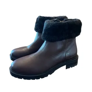 Cougar Kendal Dark Brown Leather Cold Weather Waterproof Winter Boots NEW Size 6