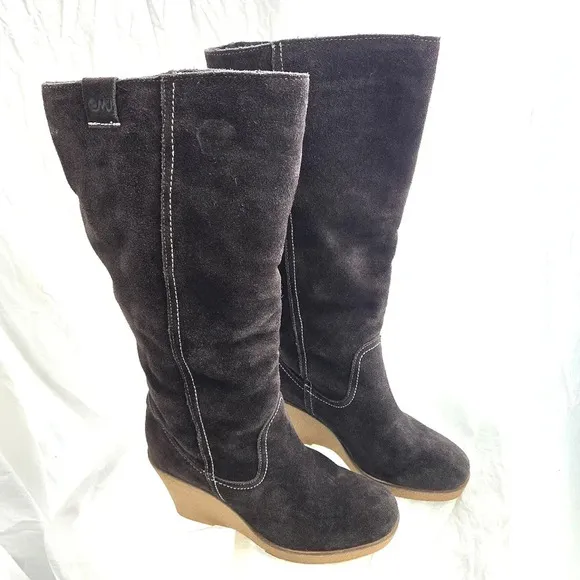 Cozy Emu Knee High Shearling Boots