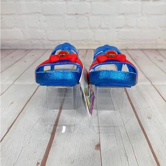 Crocs Disney Snow White Isabella Bright Cobalt Sandals Kids Size J1 (209676-4JL)
