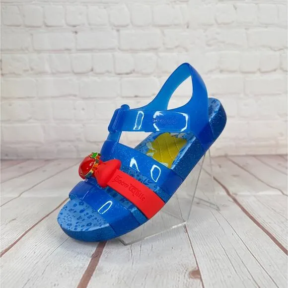 Crocs Disney Snow White Isabella Bright Cobalt Sandals Kids Size J1 (209676-4JL)