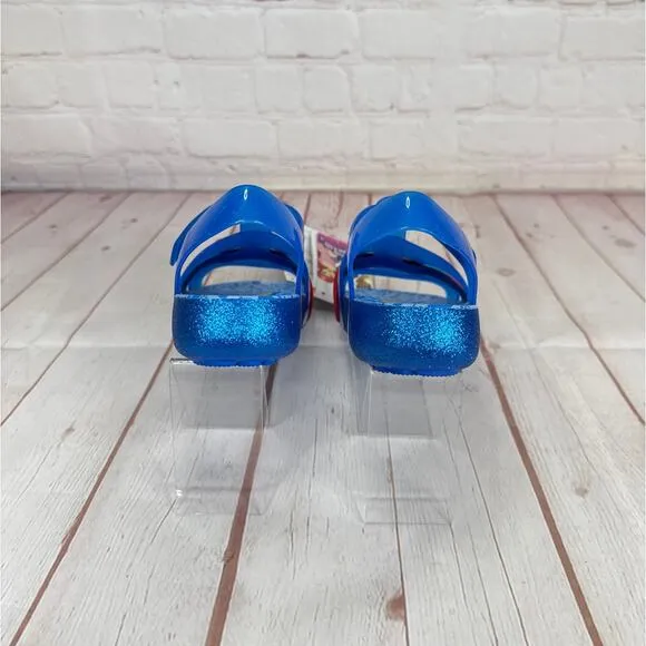 Crocs Disney Snow White Isabella Bright Cobalt Sandals Kids Size J1 (209676-4JL)