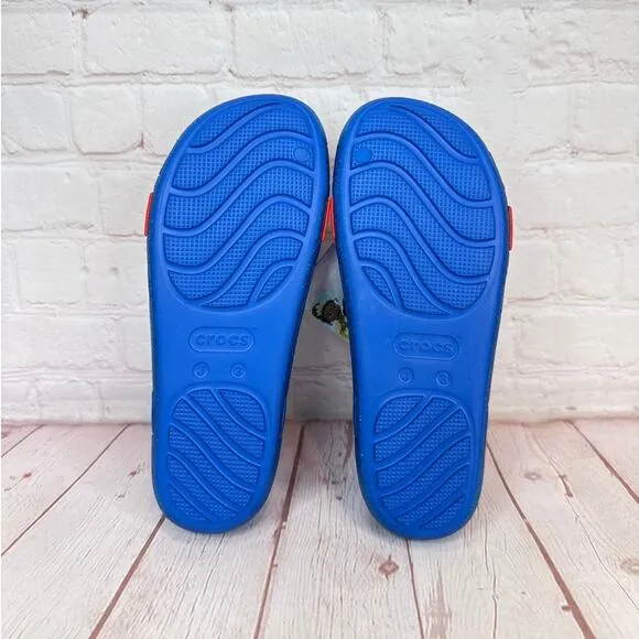 Crocs Disney Snow White Isabella Bright Cobalt Sandals Kids Size J3 (209676-4JL)