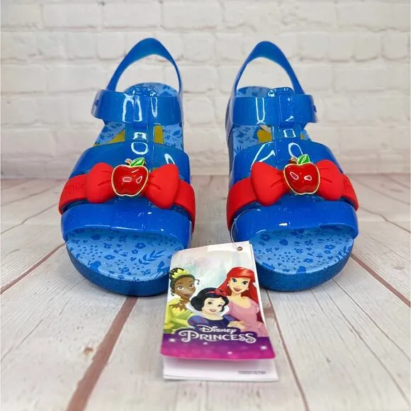 Crocs Disney Snow White Isabella Bright Cobalt Sandals Kids Size J4 (209676-4JL)