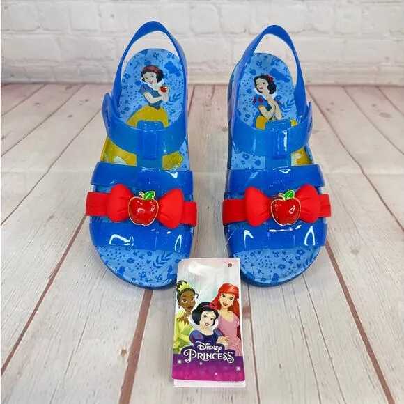 Crocs Disney Snow White Isabella Bright Cobalt Sandals Kids Size J4 (209676-4JL)