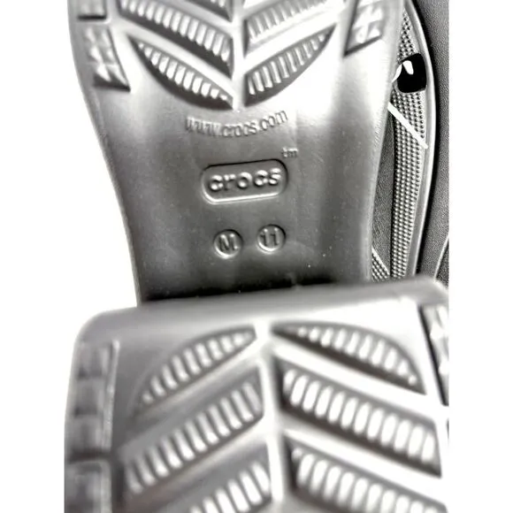 Crocs SIREN Goth Clog High-heeled Stylish Black Unisex Light Weight NWT W13 M11