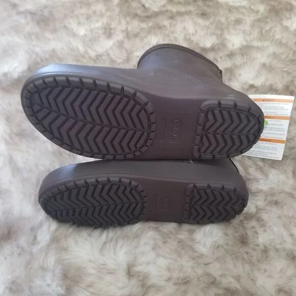 CROCS Colorlite Women's Boots in Mahogany