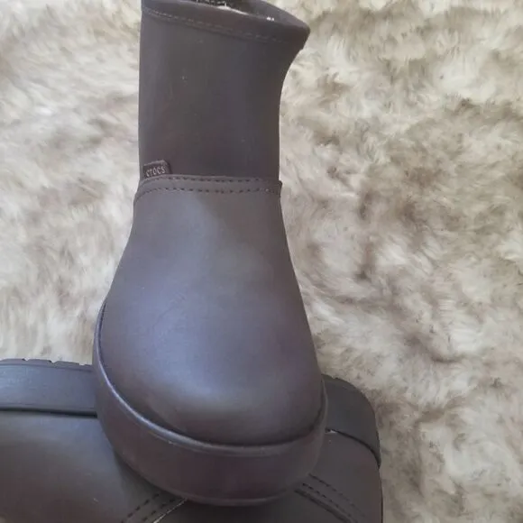 CROCS Colorlite Women's Boots in Mahogany