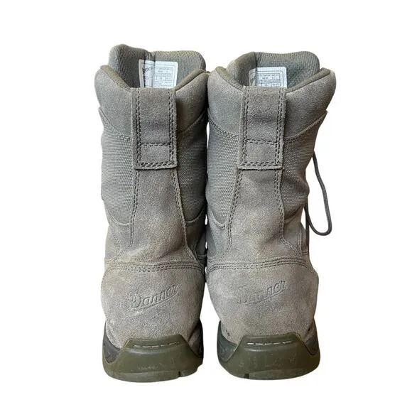 Danner Men's 11 Waterproof Leather Military Boots Tactical Sneaker 8&quot; Shaft Gray