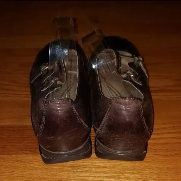 Dansko Brown Leather Maryjane Shoes