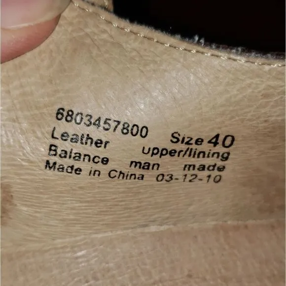 Dansko Brown Leather Maryjane Shoes