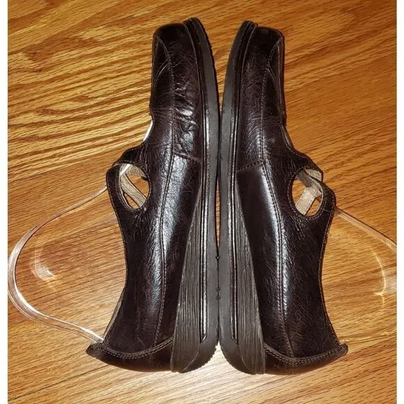 Dansko Brown Leather Maryjane Shoes