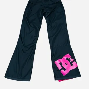DC Shoes Ehotex 5K Black &amp; Pink Snowboarding Snow Pants Size XS