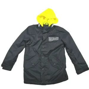 DC Shoes Union Jacket Youth Size 10 M Snow Rain Proof 10K Black Hooded