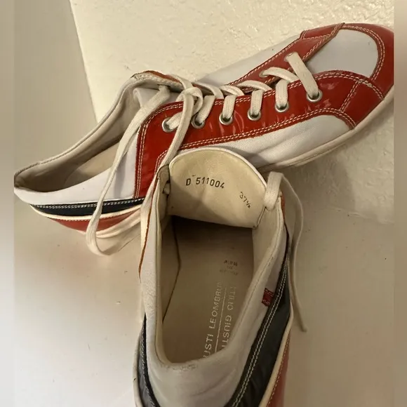 Designer Italian Leather Tennis Shoes