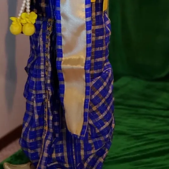 Dhoti kurta set with kolhapuri shoes
