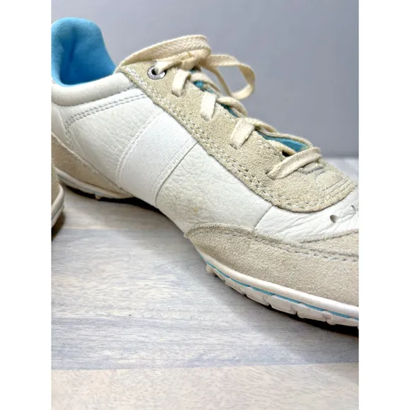 Diesel Size 7.5 White Lace Up Casual Sneakers
