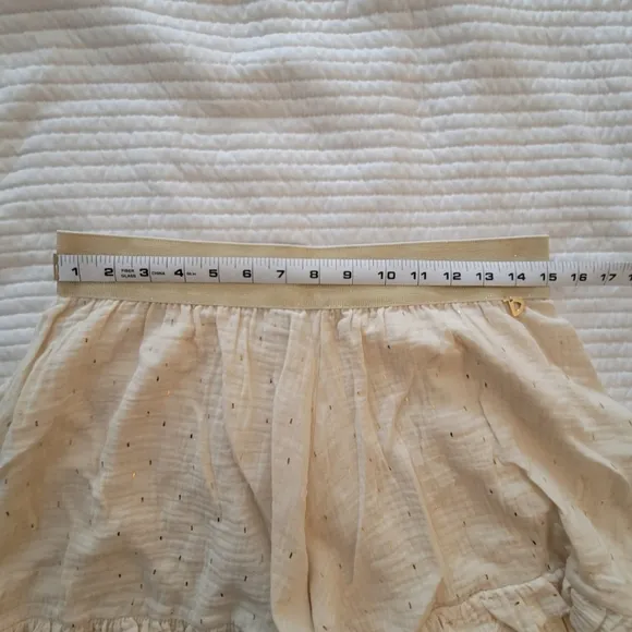Dixie Moroccan Shorts Summer Cream &amp; Gold