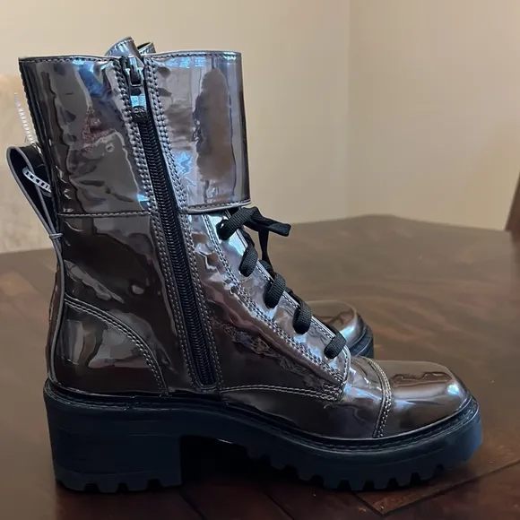 DKNYBART COMBAT BOOT BUCKLE - Lace-up ankle boots