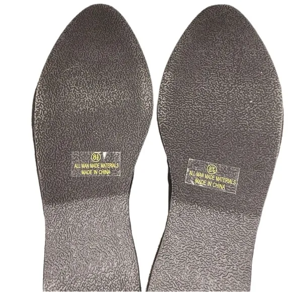 Dolls Kill Black Library Luxe Platform Shoes with Silver Buckle