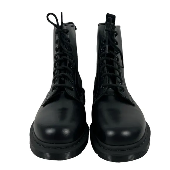 Dr Martens 1460 Mono Mens US 14 Boots Black Leather Lace Up