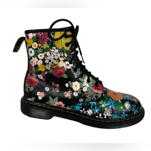Dr. Martens 1460 Y Size 5 Shoe Boot Kids Youth Floral Mash Up K Hydro Leather