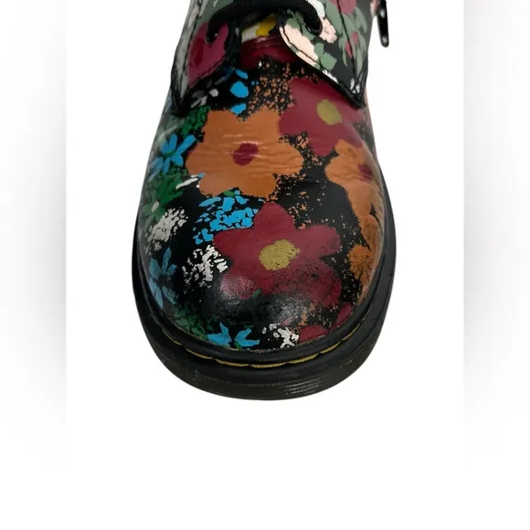 Dr. Martens 1460 Y Size 5 Shoe Boot Kids Youth Floral Mash Up K Hydro Leather