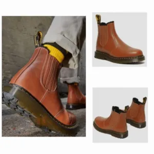 Dr. Martens 2976 Wintergrip Chelsea Boots in Tan - Women's size 8/Men's size 7
