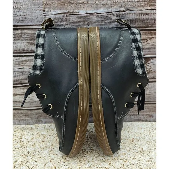 Dr. Martens Sheldon Black Leather Men's Shoes Size 9