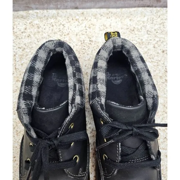 Dr. Martens Sheldon Black Leather Men's Shoes Size 9