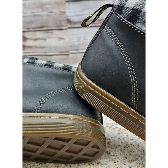 Dr. Martens Sheldon Black Leather Men's Shoes Size 9