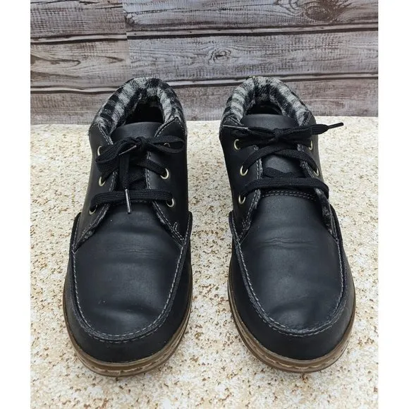 Dr. Martens Sheldon Black Leather Men's Shoes Size 9