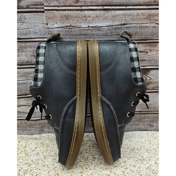 Dr. Martens Sheldon Black Leather Men's Shoes Size 9