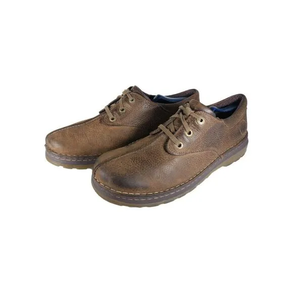 Dr Martens Men’s Nevin US12 Brown Leather Lace up Split Toe Oxford Shoes