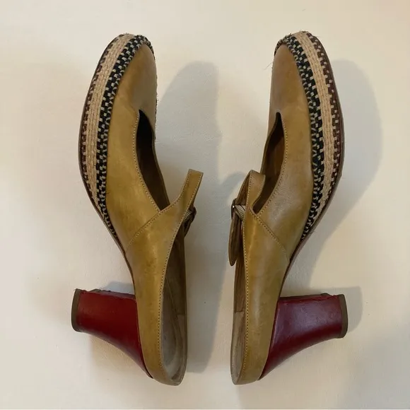 Dries Van Noten backless Mary Jane shoes