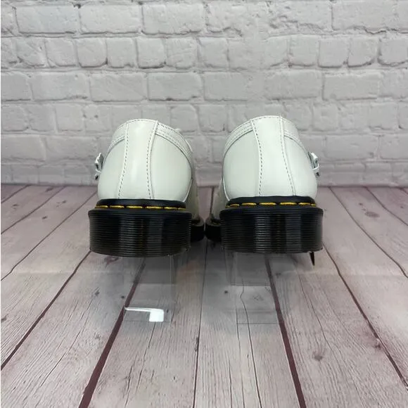 Dr.Martens 1461 Bow Smooth White Leather Oxford Shoes Women’s Size 9