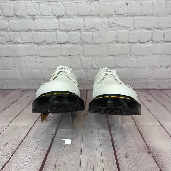 Dr.Martens 1461 Bow Smooth White Leather Oxford Shoes Women’s Size 9