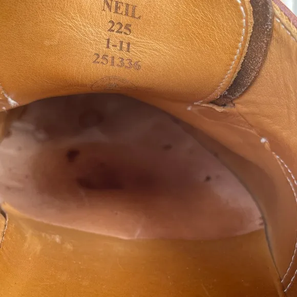 E Vogel Brown Leather Shoes