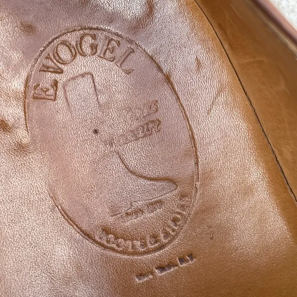 E Vogel Brown Leather Shoes