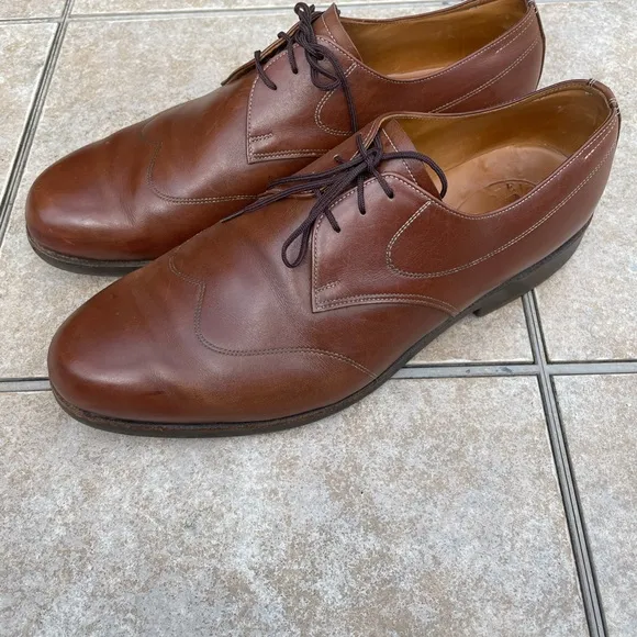 E Vogel Brown Leather Shoes
