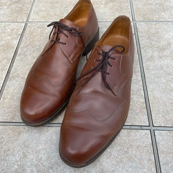 E Vogel Brown Leather Shoes